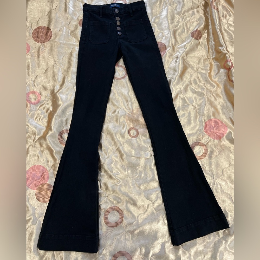 Ramy Brook Black Cotton Blend Pants